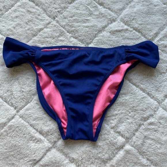 Victoria's Secret PINK | The Knockout Bikini Bottoms Navy | Size Small - Picture 2 of 8